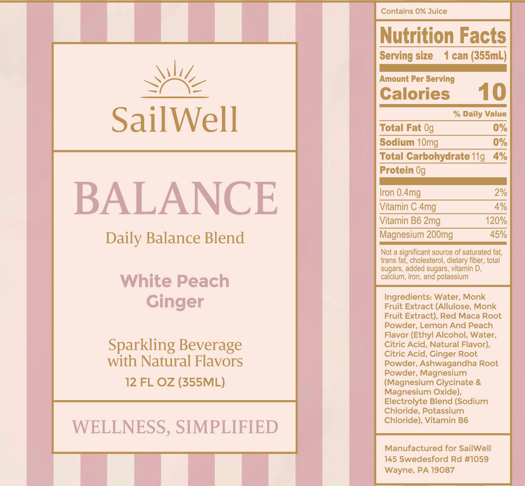 Sailwell-Balance_Nutritional_facts and ingredients