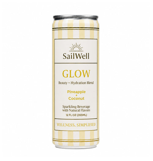 Sailwell-Glow-pineapple-coconut can on white background