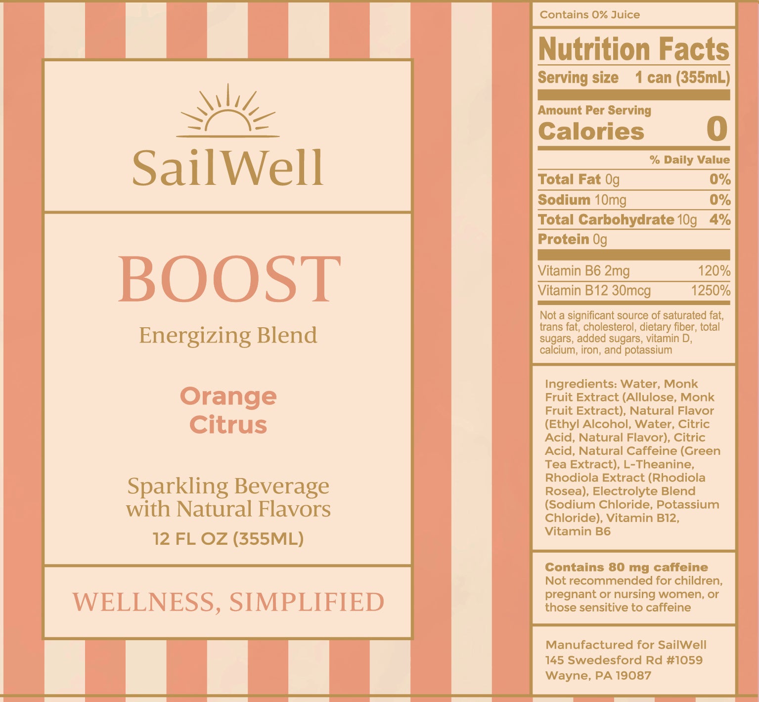 sailwell-Boost_Nutritional_facts and ingredients